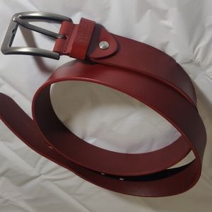 Buffway 100% natural leather belt size 36